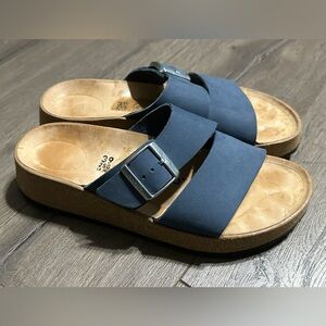 Birkenstock Papillio Almina Nubuck Leather - Elemental Blue Size 39